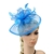 Aliceband Hut Fascinator Garn Feder Brauthut Haarreif Haarband Blau - 