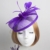 Aliceband Hut Fascinator Garn Feder Brauthut Haarreif Haarband Lila - 