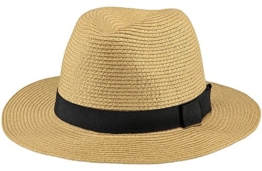 BARTS Unisex Fedora, Aveloz Hat, GR. M (Herstellergröße: M), Mehrfarbig (beige con cordoncino nero) -