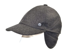 Basecap Windstopper mit Kaschmir und Ohren- Nackenschutz by Bugatti (55, anthrazit) -