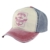 Belsen Damen Vintage Maritime Baseball Cap Snapback Trucker Hat (Rust rot) -