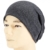 BEZLIT Damen Herren Long Jersey Beanie Slouch Winter Schal Mütze (Schal und Mütze in einem Größe One-Size) M331, Farbe:Dunkelgrau - 