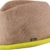 Boston - moderner Trilby Hut in 4 Farben mit farbig abgesetzer Krempe - Top Qualität (beige/gelb L-XL 58-61cm) -