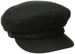 Brixton Cap, black herringbone twill, M, BRIMCAPFID -