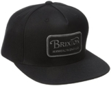 Brixton Cap Grade Snapback, Black, One Size, BRIMCAPGRA -