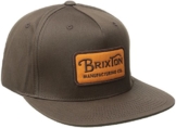 Brixton Cap Grade Snapback, Brown, One Size, BRIMCAPGRA -
