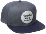 Brixton Cap Wheeler Snapback, Light Blue/Navy, One Size, BRIMCAPWHES -