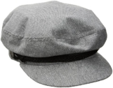 Brixton Fiddler Cap, Grey Chambray, 58 cm -