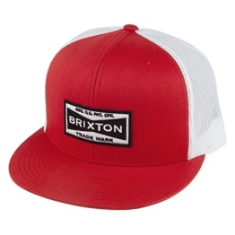 Brixton Fuel Trucker Cap - Rot - Einstellbar -
