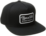 Brixton Herren Grade Snapback Cap, Black/White, One Size -