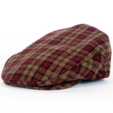 Brixton Uni Kappe Hooligan, gold/burgundy plaid, XL, 9-312-00005-0924 -