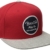 Brixton Unisex Baseballkappe Wheeler Snapback, Red/Light Heather Grey, One Size, BRIMCAPWHES -