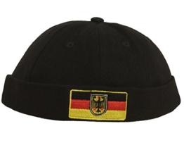 Cap COCO-Caps - ChillOuts schwarz mit Deutschland Flagge - Fussball EM -