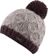 Caro- Bommelmütze handmate - Beanie Strickmütze Mütze Wintermütze Beanie Herren Damen (walnuss) -