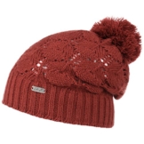 Chillouts Ingrid Bommelmütze Strickmütze Beanie Wintermütze Pudelmütze Mütze Strickmütze Wintermütze (One Size - rost) -