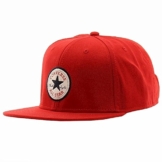 Core Twill Snapback Cap Converse casquette hip hop casquette (taille unique - rouge) -