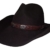 Cowboyhut Roy von Stetson in braun mit braunem Hutband und Conchos, Größe:XL -