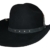 Cowboyhut von Stetson Batson Schwarz mit Hutband , Größe:L -