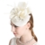 Damen Elegant Fascinator Hut Braut Hair Clip Accessoires Cocktail Royal Ascot - 