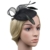 Damen elegante Sinamay Feather Fascinator Hut Haar Clip Zubehör Cocktail Royal Ascot - 