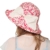 Damen Frauen sommer Strand Hut Wannen Hut Fedora Hats großer Rand-Anti-UV Sonnenhut Faltbarer Sonnenhut (Red) - 