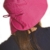 Damen Sommerhut Breite Krempe gefaltetes Design (Rosa) - 