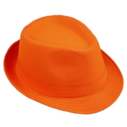 Decus 1 Stk. Strohhut Basthut Erntehut Sommerhut Sonnenhut Karibikhut Strandhut Urlaubshut Panamahut Fedora (Orange) -