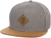 Djinns Herren Linen Snapback Cap - grau -