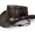 Echt Leder Cowboyhut Westernhut - Brown Split Leather 2-Ton (XL, Braun) -