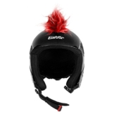 Eisbär Irokese Helm Helmdekoration selbstklebend (One Size - rot) -