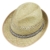 Erntehelfer Strohhut (Sonnenschutz) für Damen und Herren, cooler und modischer Sonnenhut im Trilby Look für den Sommer am Strand oder im Urlaub, verschiedene Größen, Farbe natur, Gr: 56 cm - 