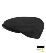 Fiebig Herrenflatcap Flatcap Schiebermütze Schirmmütze Golfermütze Herbstmütze Sportcap Gatsby einfarbig für Männer (FI-42020-W16-HE1-83-62) in Grau, Größe 62 inkl. EveryHead-Hutfibel -