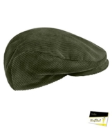 Fiebig Herrenflatcap Flatcap Schiebermütze Schirmmütze Cordmütze Herbstmütze Wintermütze Golfermütze Mütze für Männer (FI-40790-W16-HE1-83-57) in Grau, Größe 57 inkl. EveryHead-Hutfibel -