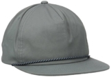Herschel Cusak Flatbrim Snapback Cap - one size - grau -