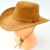 Hut Cowboyhut Westernhut Kunstleder Western (Beige) - 