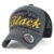 ililily schwarz Rebel Stil klassischer Stil Snapback Trucker Cap Hut Netz Sommerkleidung Baseball Cap , Black -