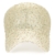 ililily Solid Glitzer Pailette Sommerkleidung gestrickt Hut angepasst Mode Netz Baseball Cap , Gold - 