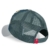 ililily Tiger PEAKS klassischer Stil geriffeltes Muster Baseball Cap Netz Snapback Trucker Cap Hut , Deep Blue - 