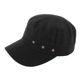 Johnny Chicos Castro Cap Feldmütze Military , Größe:One Size;Farbe:Schwarz -