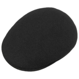 Kangol Herren Damen Mütze Schirmmütze Flatcap Original 504 | Schlägermütze mit Kultstatus 0258BC Schirmmütze Mütze (M/56-57 - schwarz) -