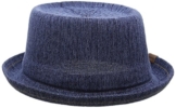 Kangol Herren Porkpie-Hüte Gr. Large, Blue (indigo Wash) -