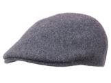 Kangol Seamless Wool 507 Flatcap Schirmmütze Schiebermütze aus Wolle - dark flanel L/58-59 -