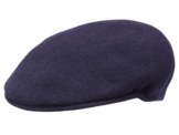 Kangol Wool 504 Original Flatcap Schiebermütze Schirmmütze aus Wolle - dunkelblau M/56-57 -