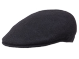 Kangol Wool 504 Original Flatcap Schiebermütze Schirmmütze aus Wolle - schwarz L/58-59 -