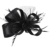 Kapmore Frauen Hochzeit Haar Clip Hut haarschmuck blumen Fascinator mit Schleier Perlen Feder - 