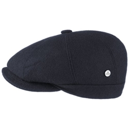 Lierys City Teflon Flatcap Schirmmütze Wollcap Schiebermütze Ballonmütze Wollmütze Outdoorcap für Damen Herren Schirmmütze Ballonmütze mit Schirm, mit Futter, mit Schirm, mit Futter Herbst Winter (55 -