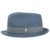 Lierys Ninfa Twotone Trilby Strohhut Sommerhut Hut Sonnenhut Fedora Strandhut für Damen Herren Strohhut Strandhut Frühjahr Sommer (XL/60-61 - blau) - 