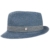 Lierys Ninfa Twotone Trilby Strohhut Sommerhut Hut Sonnenhut Fedora Strandhut für Damen Herren Strohhut Strandhut Frühjahr Sommer (XL/60-61 - blau) -