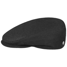 Lierys Sportcap Schirmmütze für Damen Herren Wollcap Wintercap mit Schirm, mit Futter, mit Schirm, mit Futter Winter Sommer (53 cm - schwarz) -