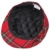 Lierys Tartan Schottenkaro Flatcap Schirmmütze für Damen Herren Schiebermütze Schirmmütze mit Schirm, mit Futter Winter Sommer (58 cm - rot) - 